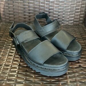 Dr. Martens × Voss Black Hydro Sandals - Size 7